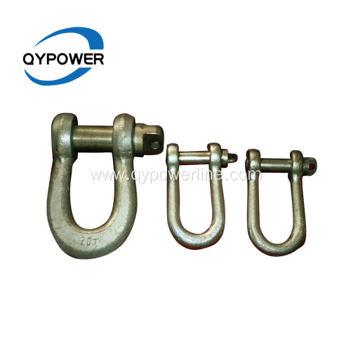 Bolt type anchor shackle